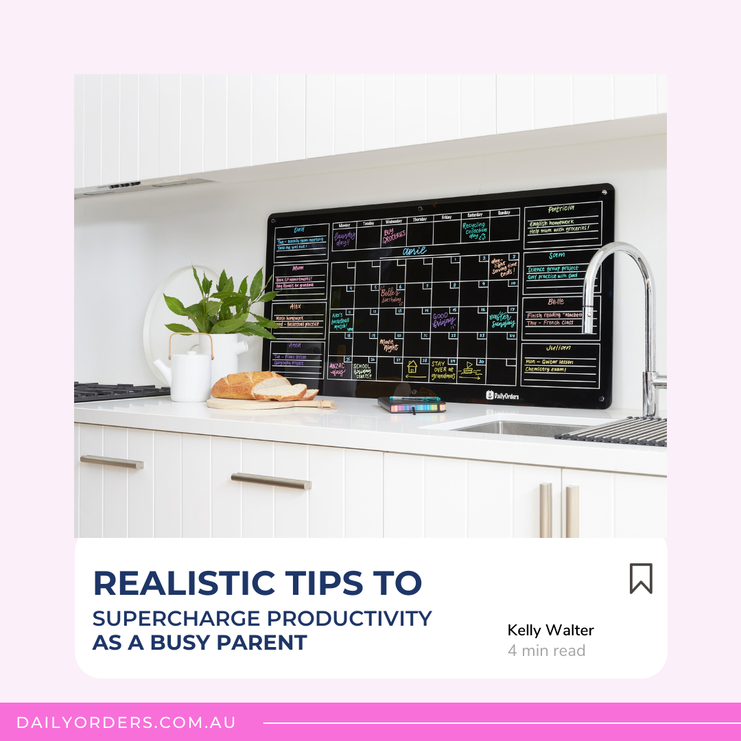 Realistic Tips To Supercharge Your Productivity as a Busy Parent