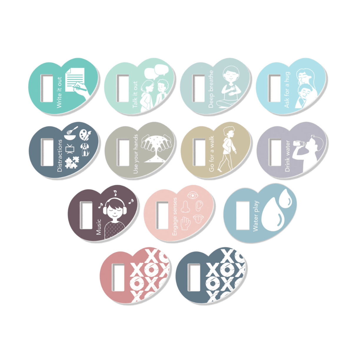 Remindables Kids Bag Tags Bag Tags Anxiety Set | Ink