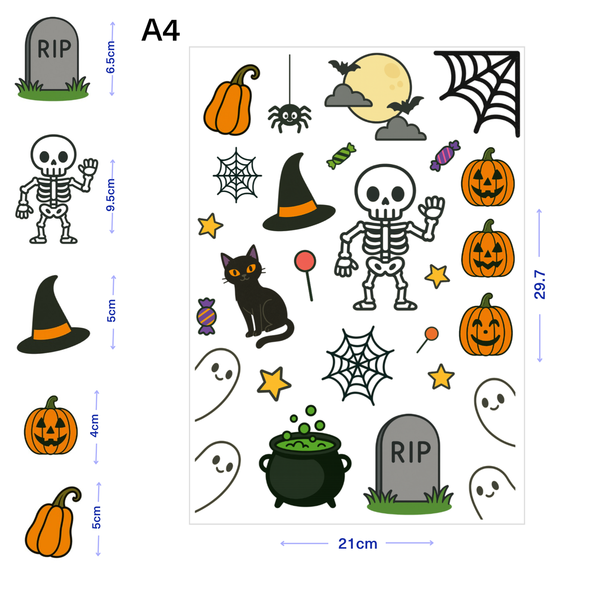 Static Cling Stickers - Halloween Pack | Halloween Pack