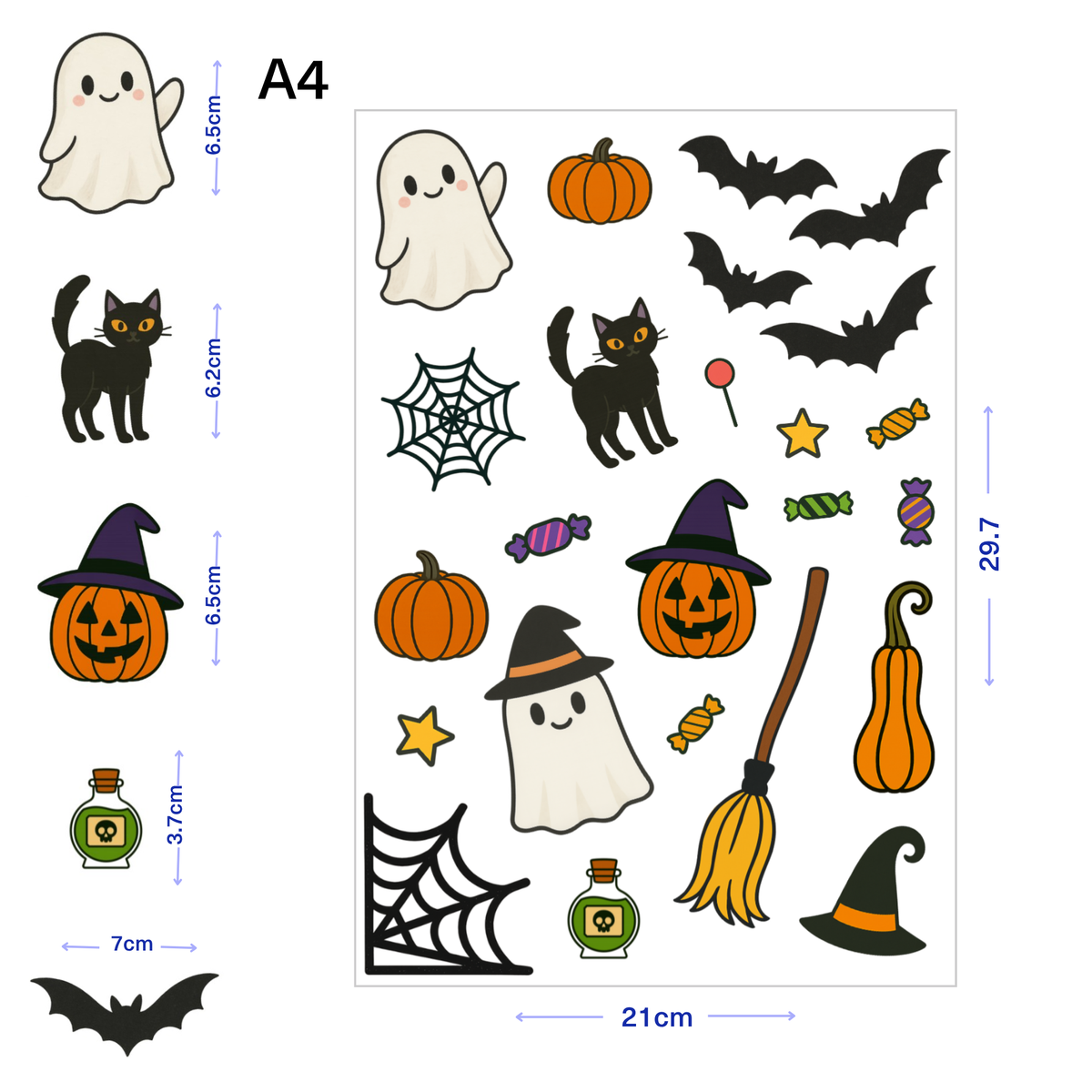 Static Cling Stickers - Halloween Pack | Halloween Pack