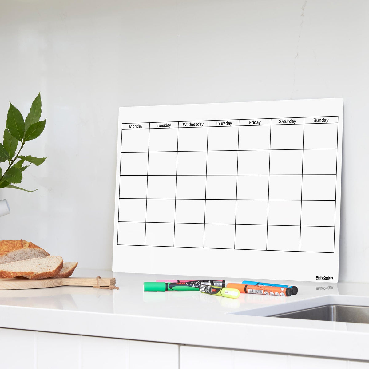 Daily Orders White Mega Planning Bundle | S - 40x60cm / White