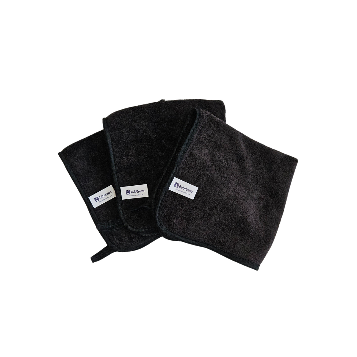 Microfibre Cleaning Cloth | Black | Seconds 3pk