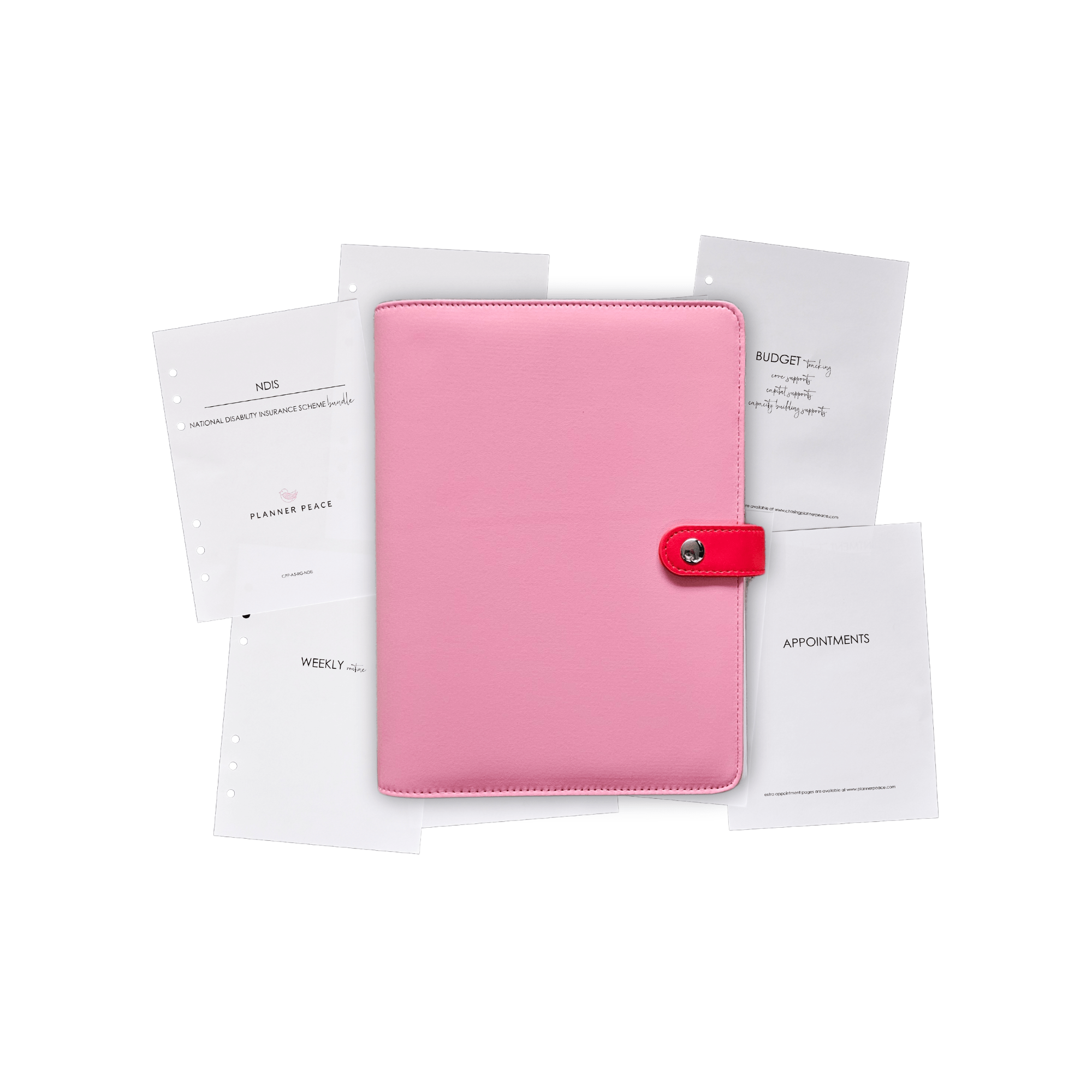 Planner Peace Diary Strawberry Sweets Annual Planner A5 | Undated | Strawberry Sweets