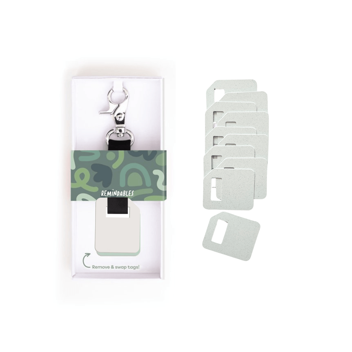 Remindables Kids Bag Tags Blank Bag Tags Blank Set | Ink