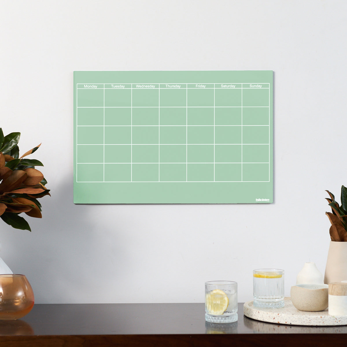 Monthly Wall Planner - Landscape | Landscape | Sage