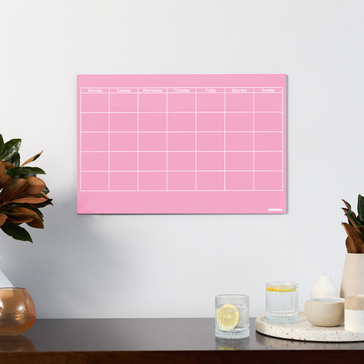 Monthly Wall Planner - Landscape | Landscape | Watermelon